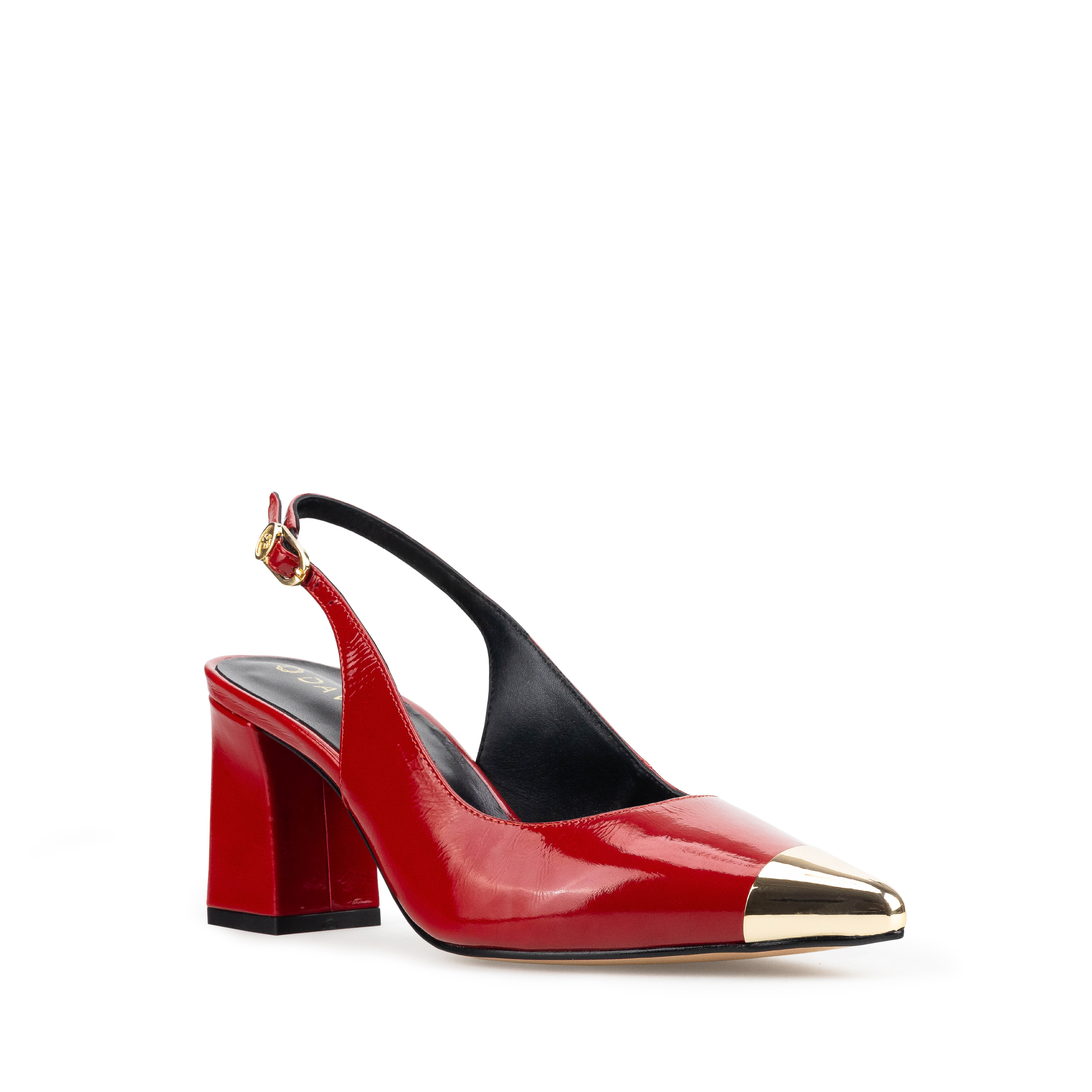 Zapatillas De Tacón Elegantes Para Mujer De Piel Davenia Mod. Adela